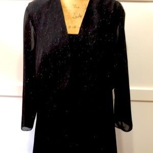 Onyx Night Shimmer 2 piece dress and jacket suit collection from Macy’s
